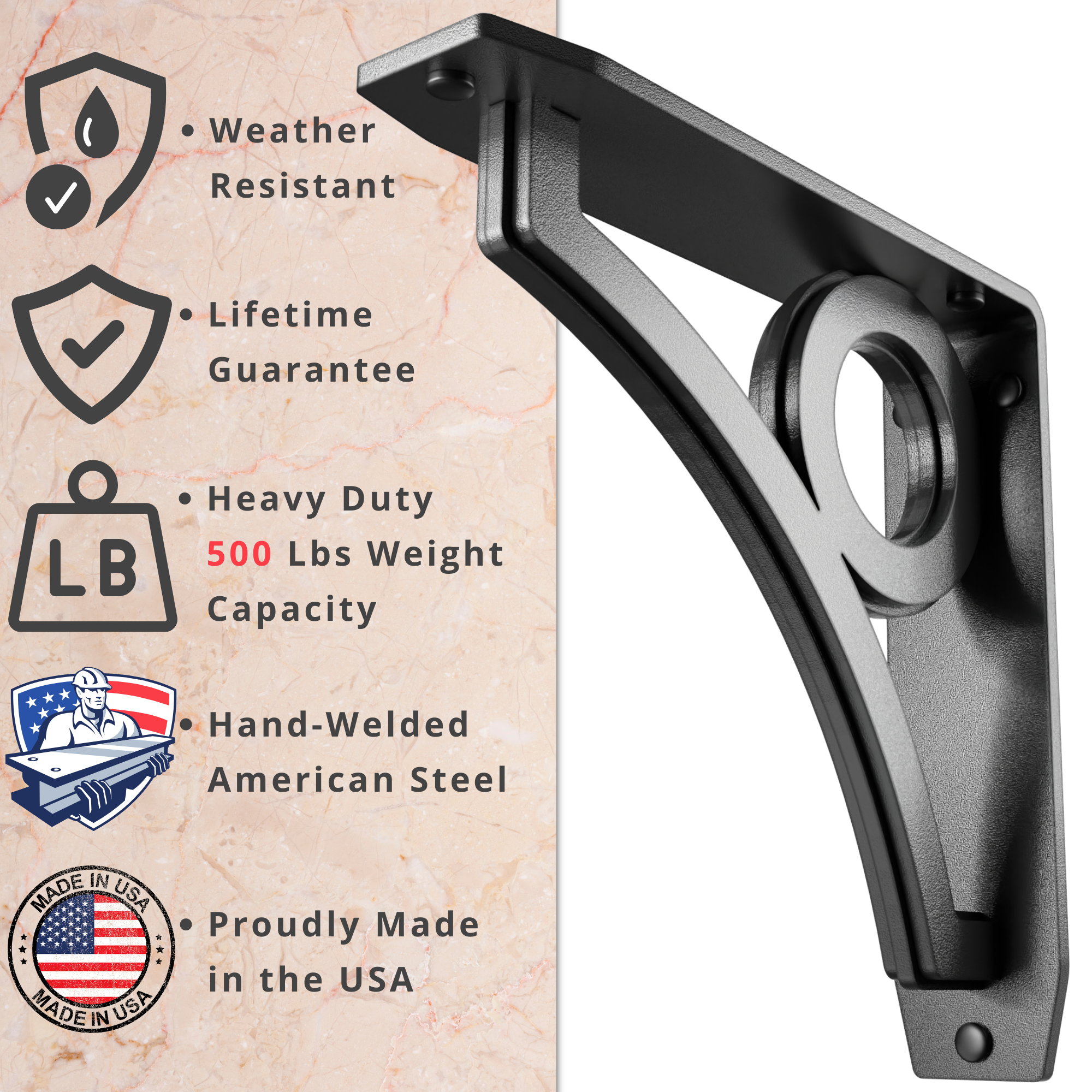 Park Circle Shelf Brackets | Park Circle Brackets | StarbyDesigns