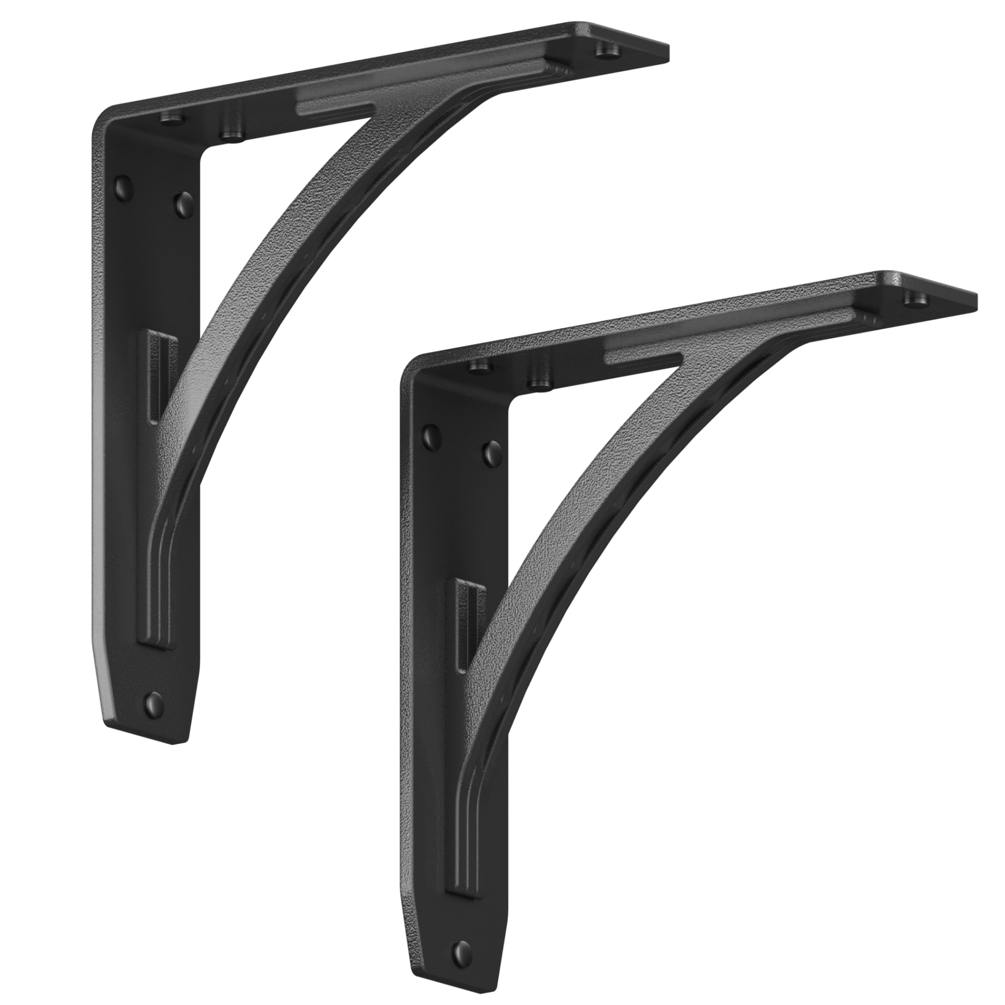 Sullivan Shelf Brackets | Black Countertop Brackets | StarbyDesigns