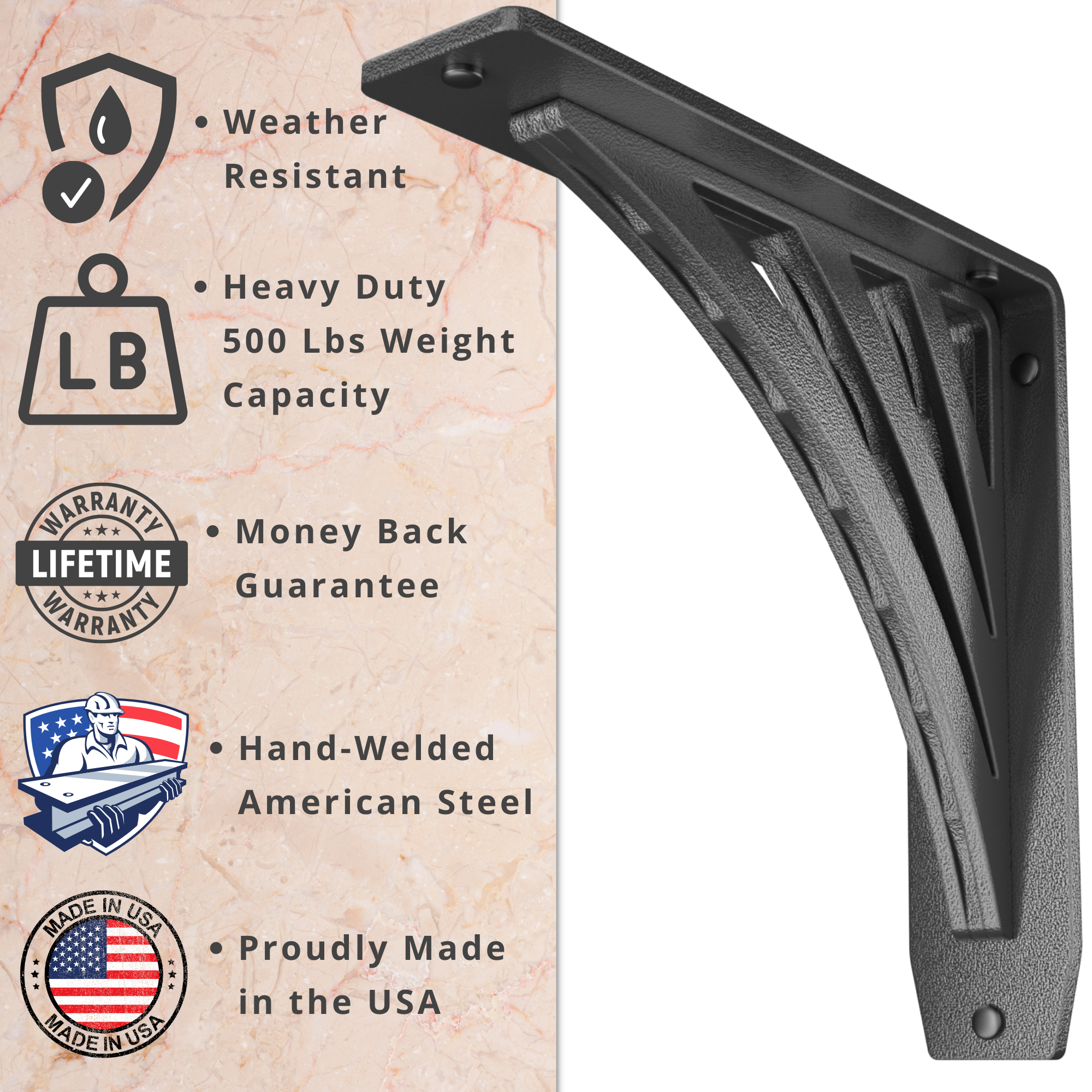 Ravenel Brackets Shelf | Countertop Brackets | StarbyDesigns