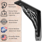 Angel Oak Shelf Brackets | Angel Oak Counter Brackets | StarbyDesigns