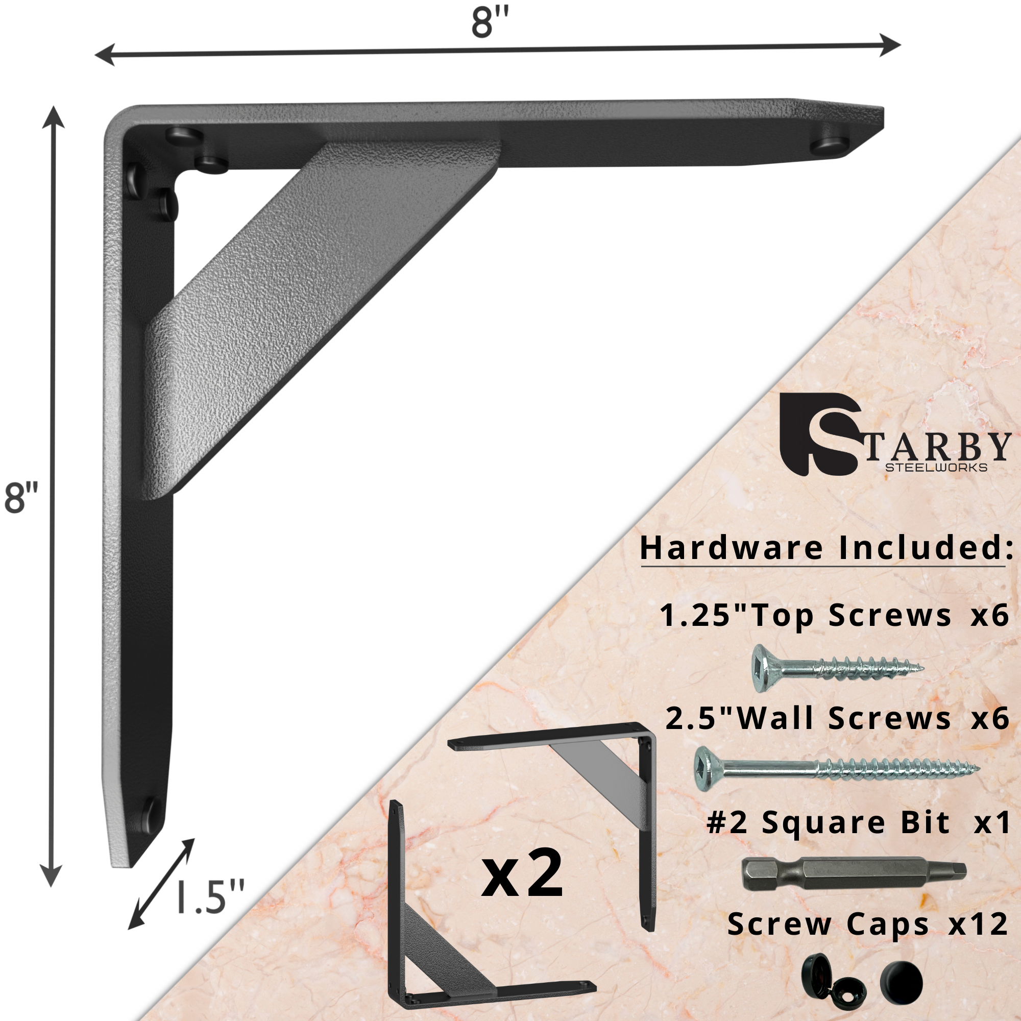 Jetstream Shelf Brackets | Jetstream Counter Brackets | StarbyDesigns