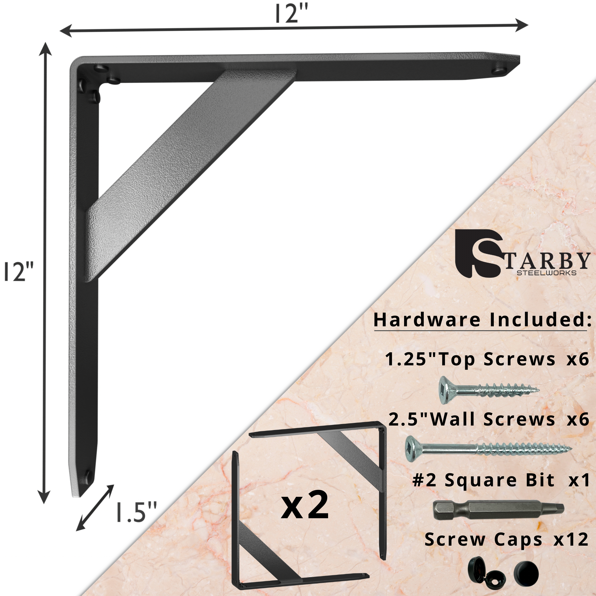 Jetstream Shelf Brackets | Jetstream Counter Brackets | StarbyDesigns