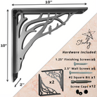 Angel Oak Shelf Brackets | Angel Oak Counter Brackets | StarbyDesigns