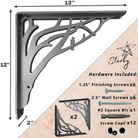 Angel Oak Shelf Brackets | Angel Oak Counter Brackets | StarbyDesigns