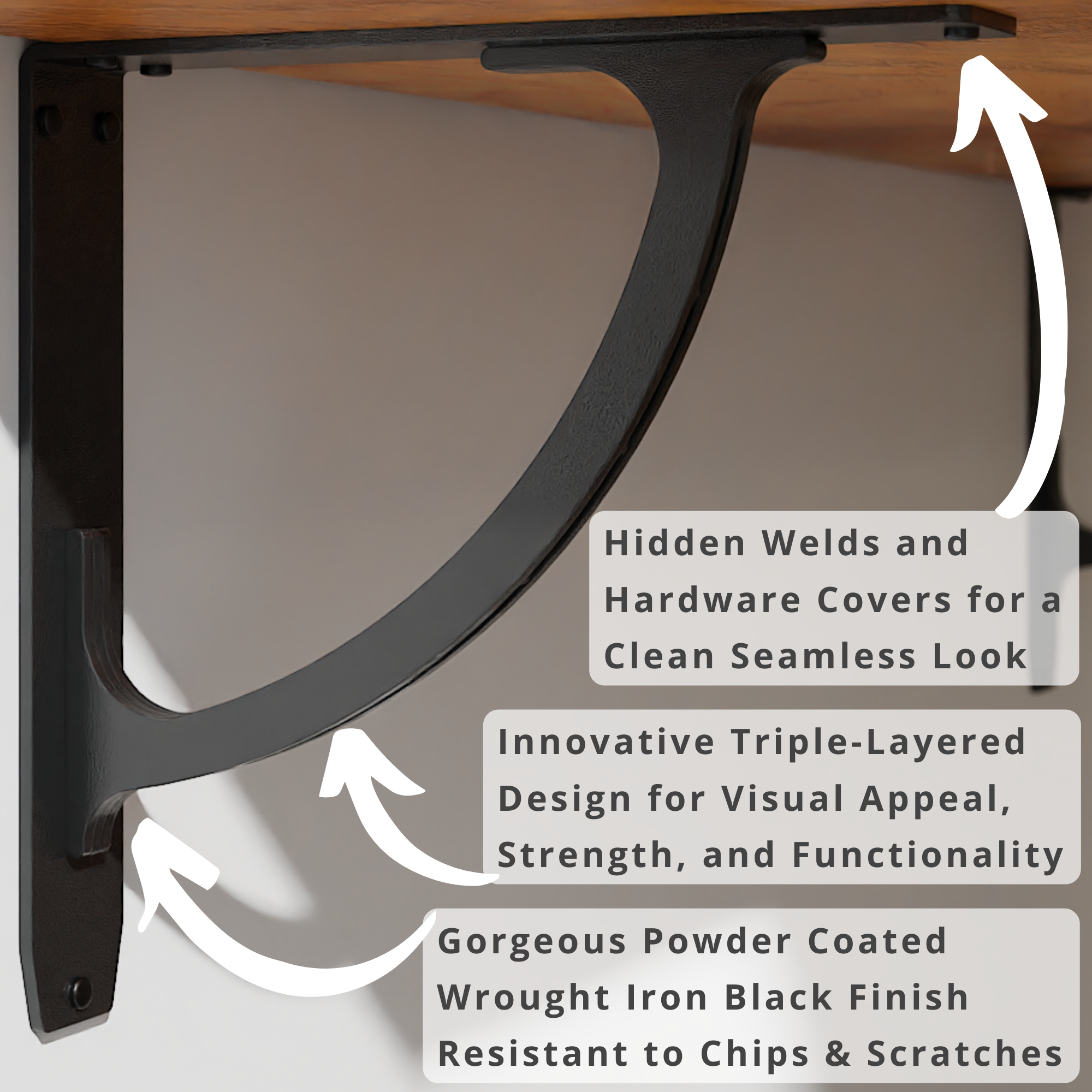 Wild Dune Brackets Shelf | Countertop Brackets | StarbyDesigns
