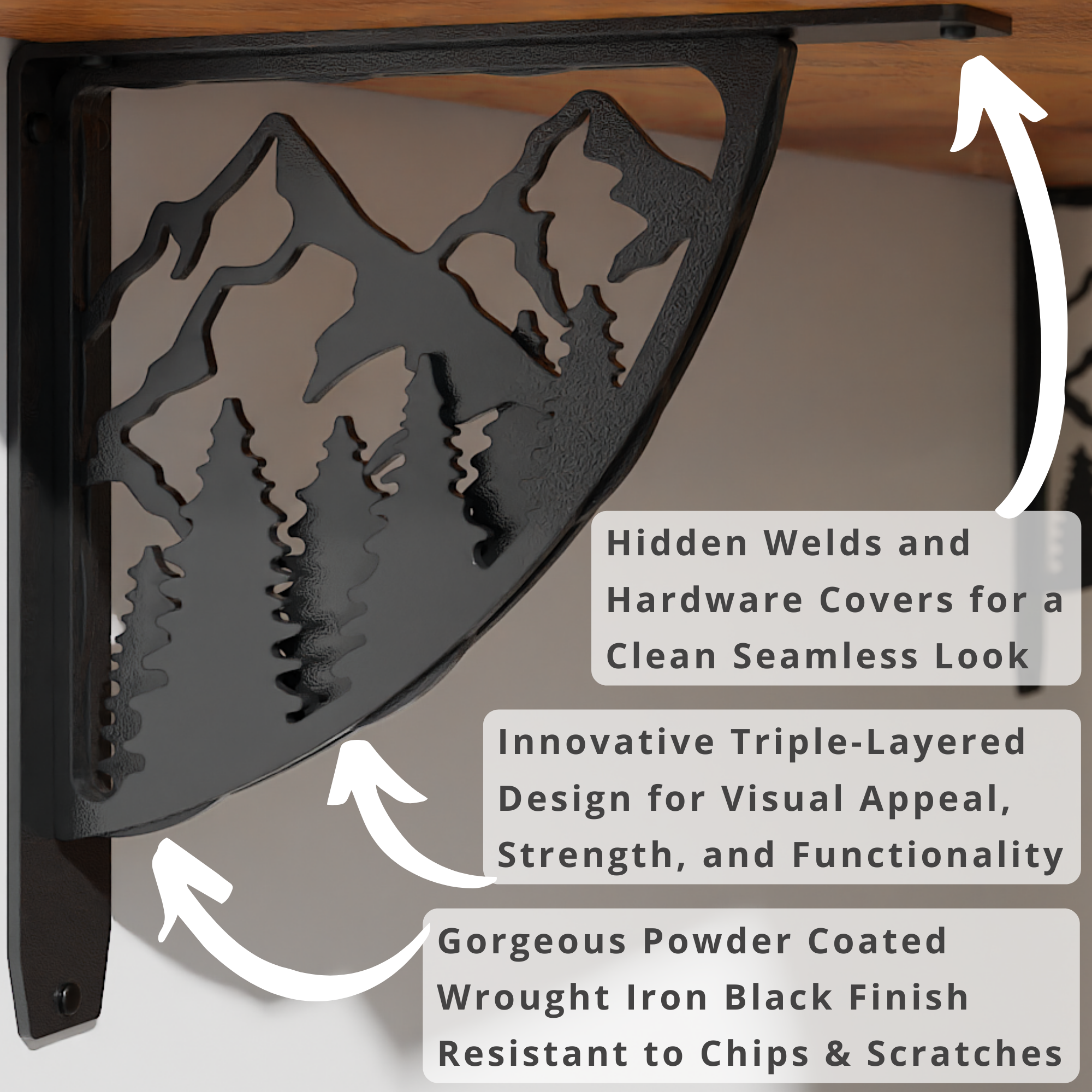 Bull's Bay Shelf Brackets | Bull's Bay Brackets | StarbyDesigns