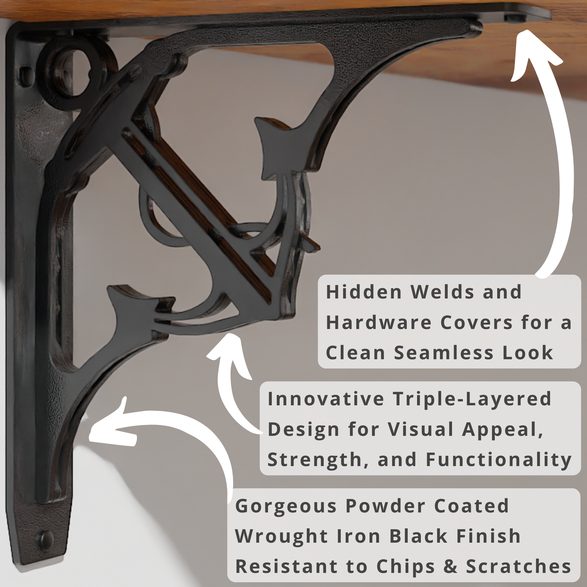 Folly Beach Shelf Brackets | Shelf Brackets | StarbyDesigns