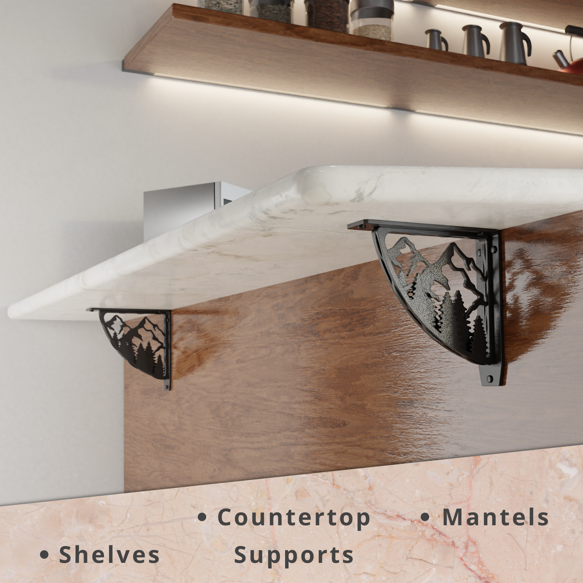 Bull's Bay Shelf Brackets | Bull's Bay Brackets | StarbyDesigns