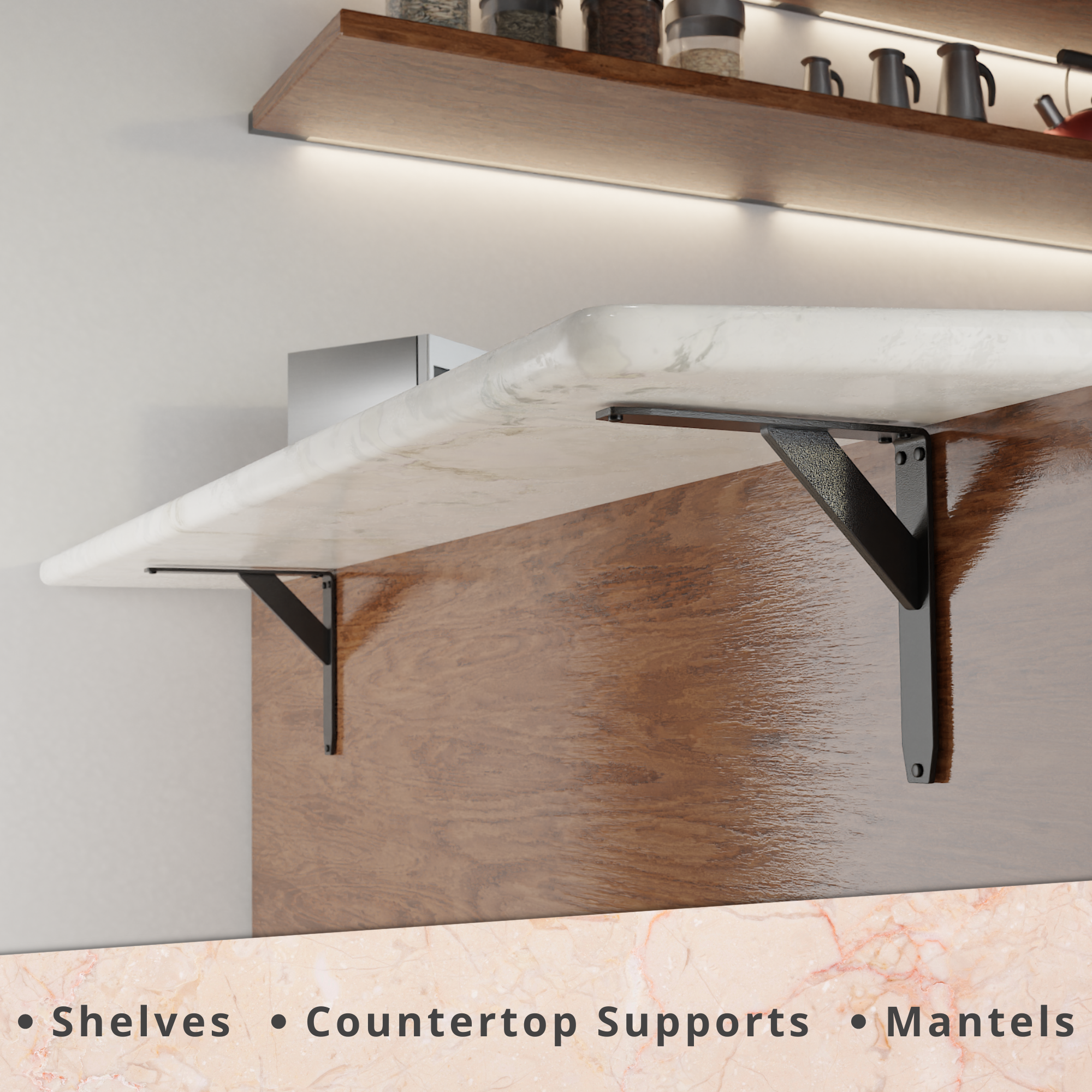 Jetstream Shelf Brackets | Jetstream Counter Brackets | StarbyDesigns