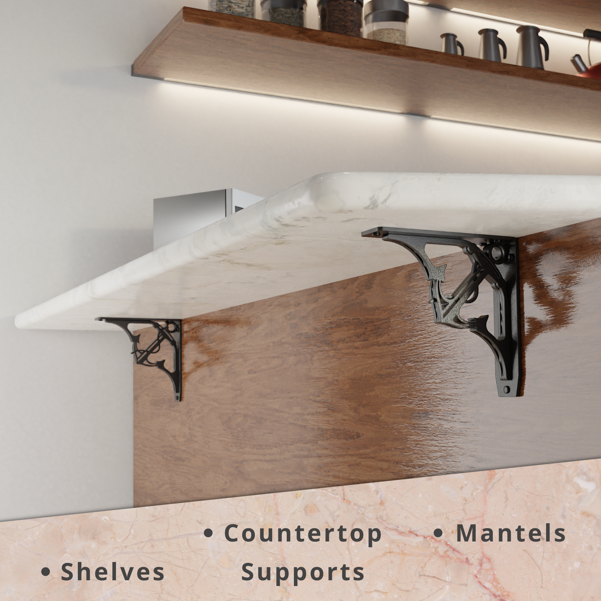 Folly Beach Shelf Brackets | Shelf Brackets | StarbyDesigns