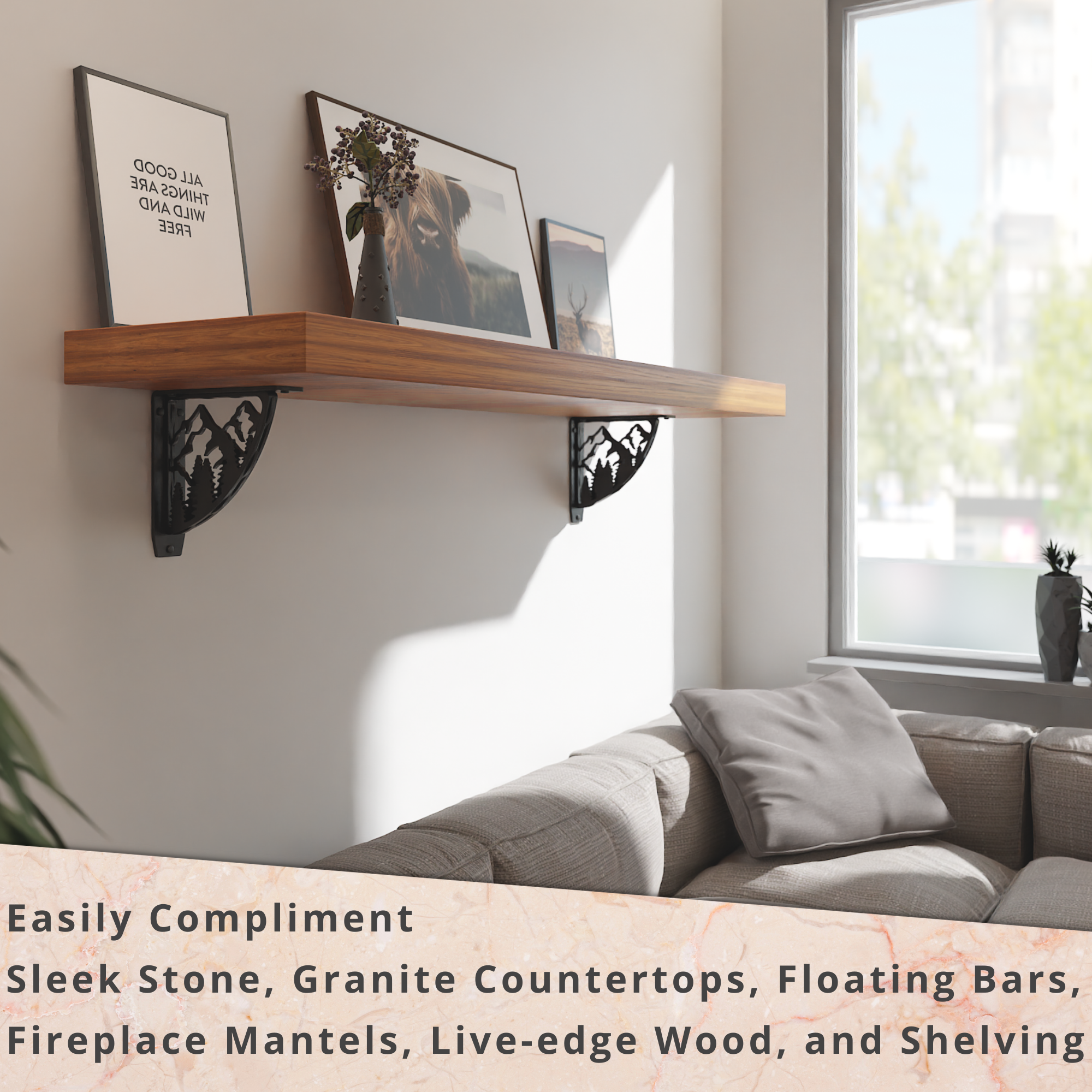 Bull's Bay Shelf Brackets | Bull's Bay Brackets | StarbyDesigns