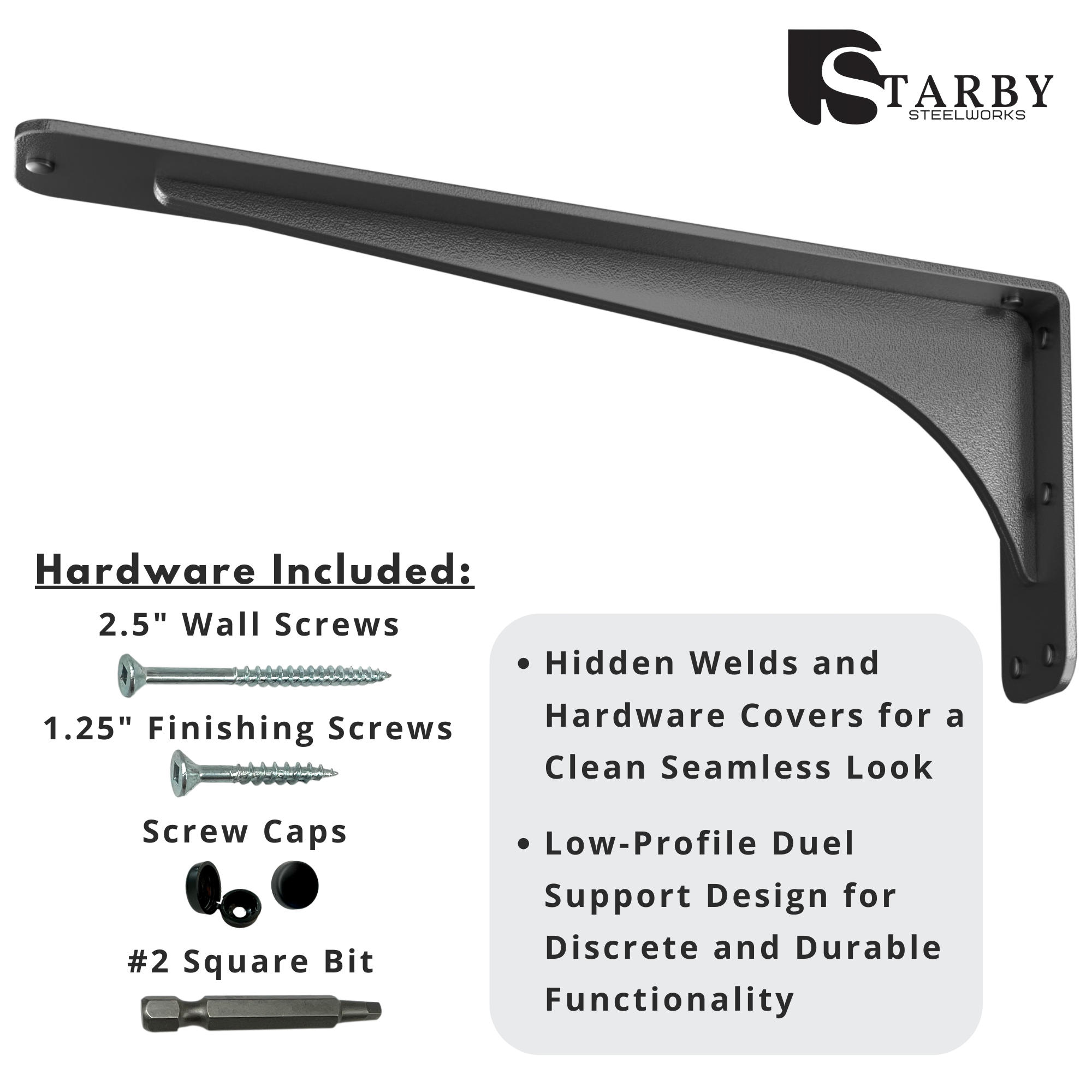 Gladiator Granite Brackets | Gladiator Brackets | StarbyDesigns