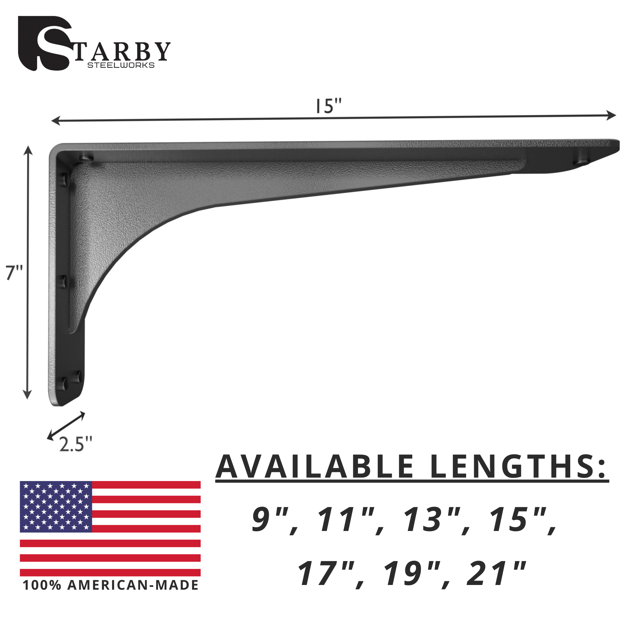 Gladiator Granite Brackets | Gladiator Brackets | StarbyDesigns